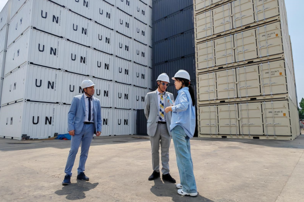 Visita a la planta de fabricación de contenedores marítimos de Eteu Containers Visita a la planta de fabricación de contenedores marítimos de Eteu Containers
